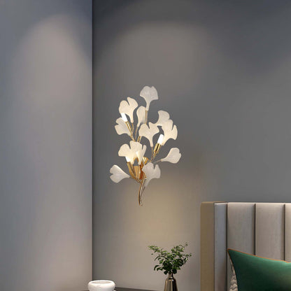 Gingko Eclectic Metal Wall Lamp