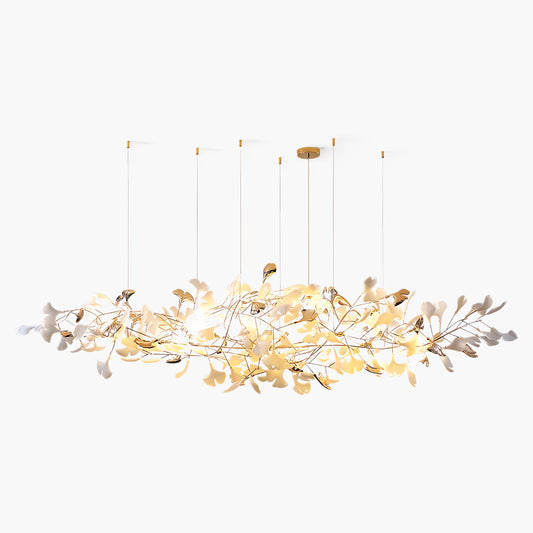 Ginkgo Cloud Luxury Ceramic Chandelier