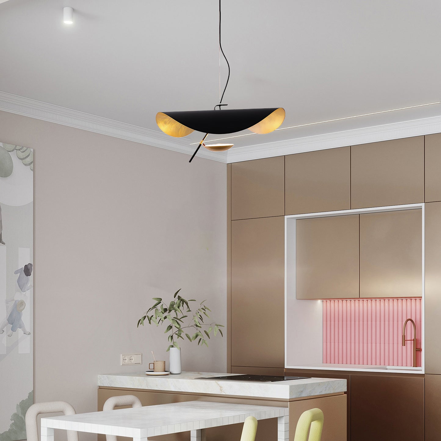 Giorgio Traditional Metal Pendant Light