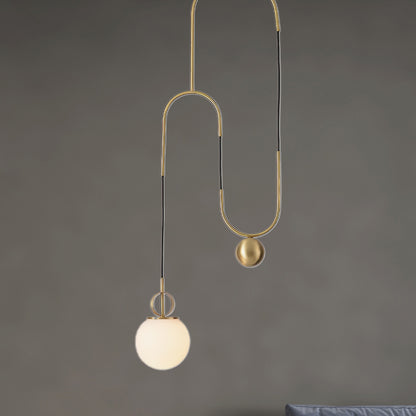 Crystal Ball Contemporary Pendant Lamp