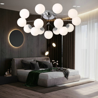 Balls Cluster Modern Crystal Ceiling Lamp