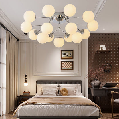 Balls Cluster Modern Crystal Ceiling Lamp