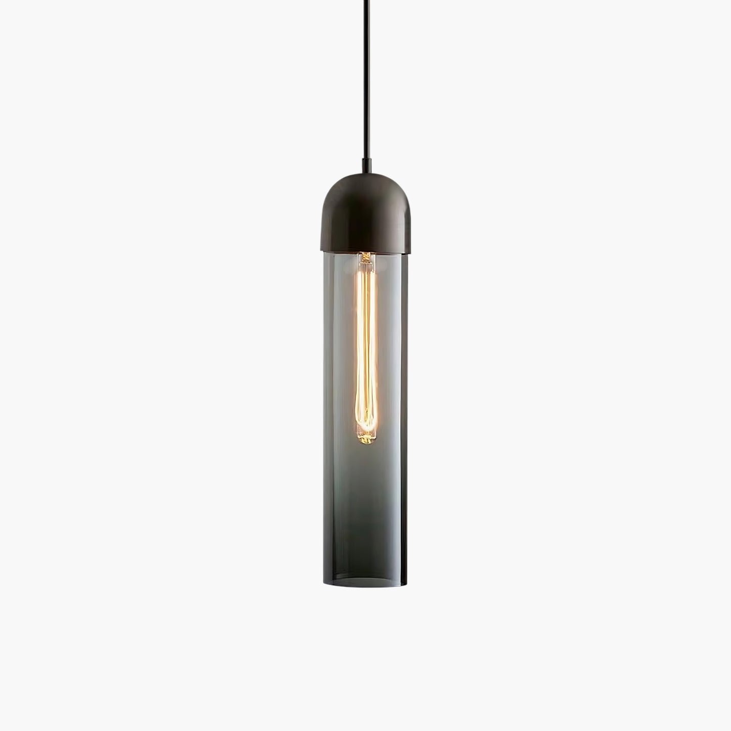 Cylindrical Shape Eclectic Crystal Pendant Light