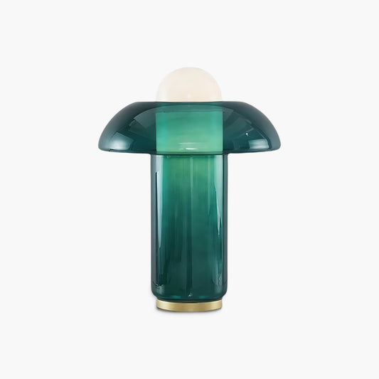 Mushroom Table Eclectic Crystal Lamp