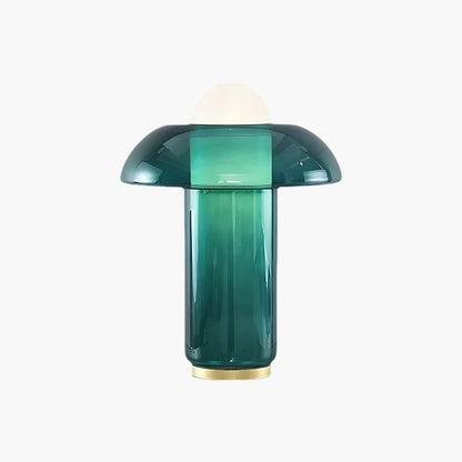 Mushroom Table Eclectic Crystal Lamp