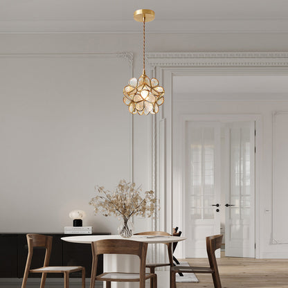 Petal Minimalist Crystal Pendant Light