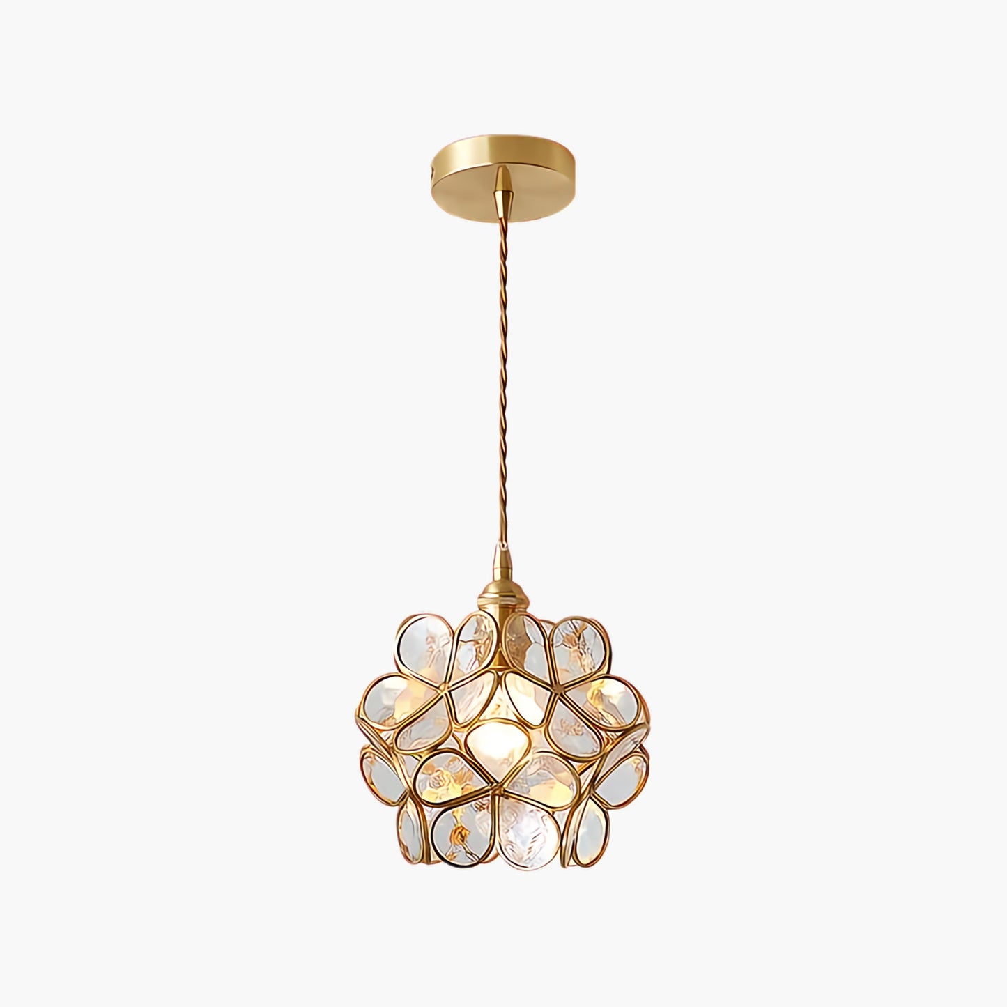 Petal Minimalist Crystal Pendant Light