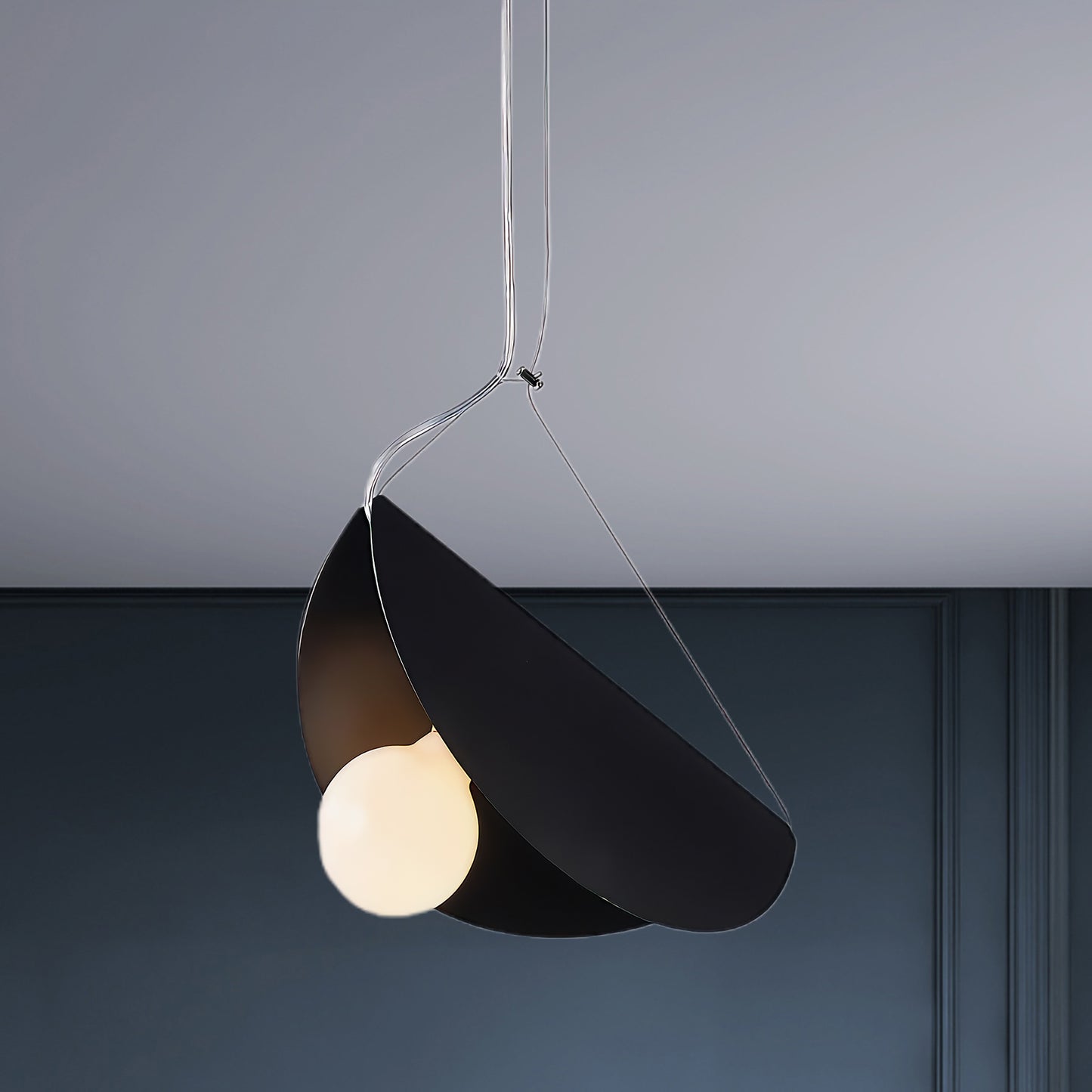 Glider Minimalist Crystal Pendant Light