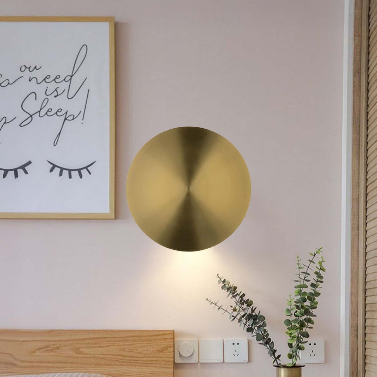 Gossa Eclectic Metal Wall Lamp