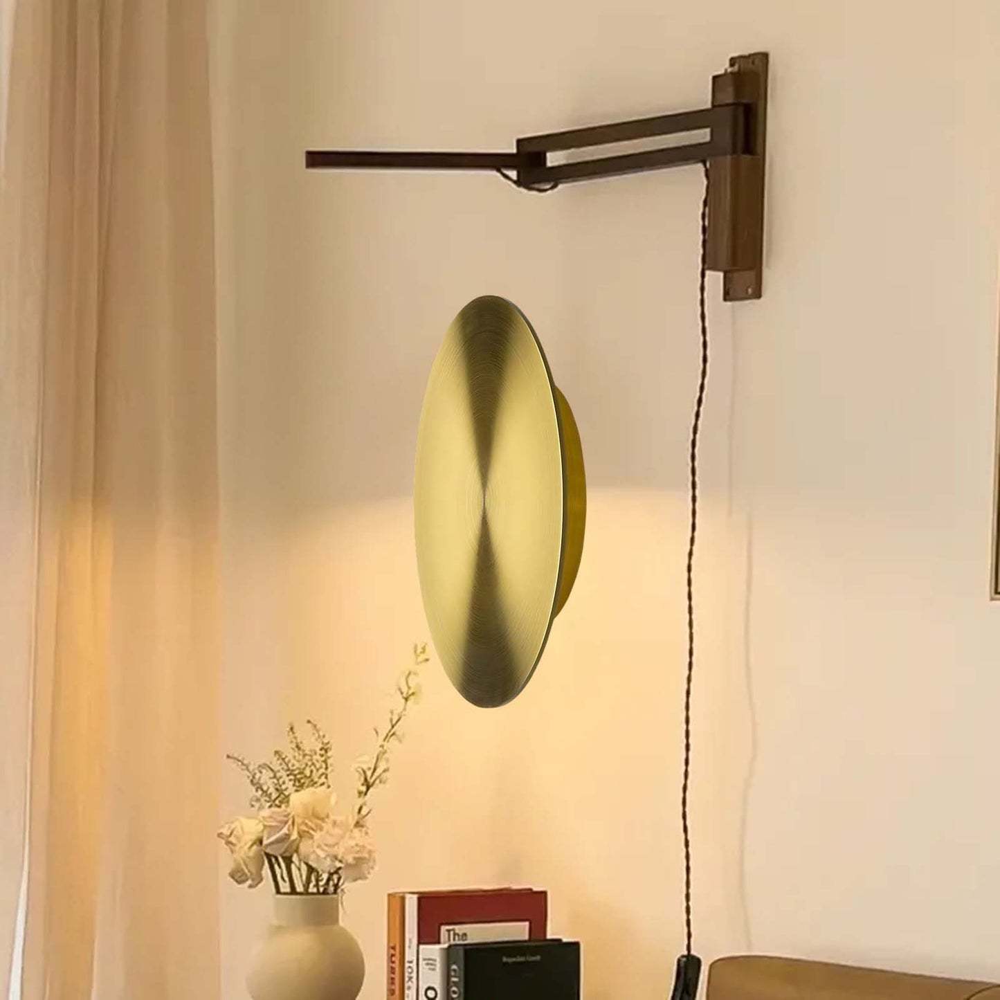 Gossa Eclectic Metal Wall Lamp