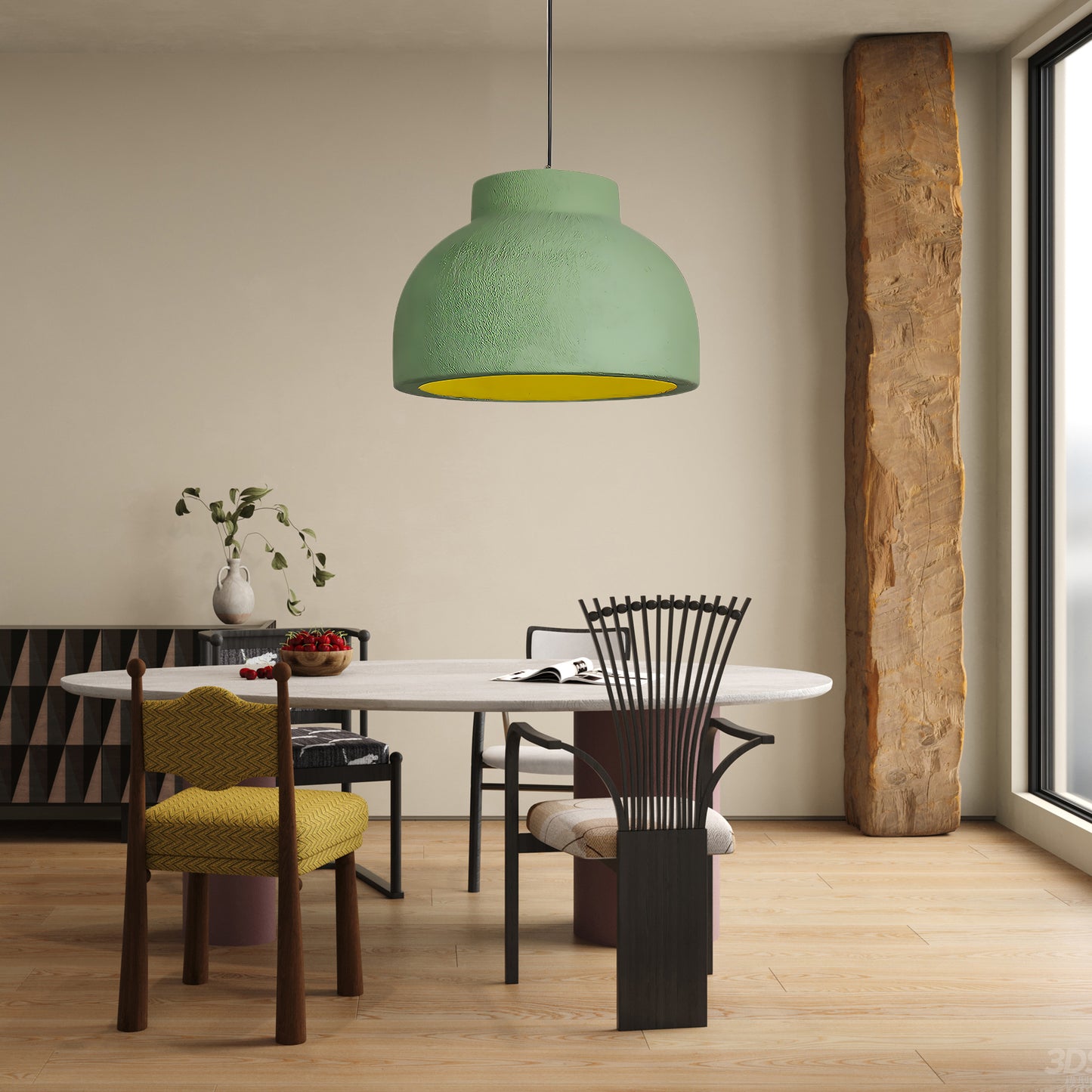 Grain Modern Metal Pendant Lamp