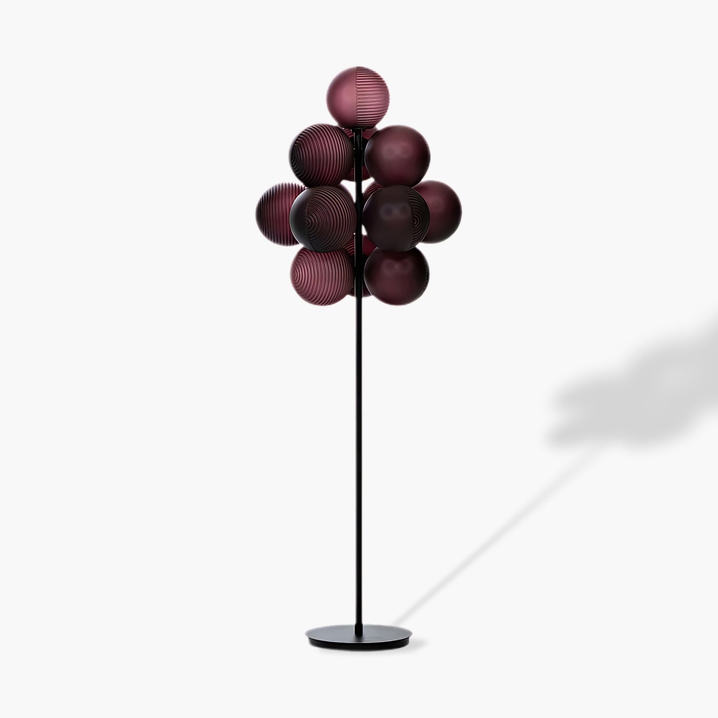 Grape Eclectic Crystal Floor Lamp