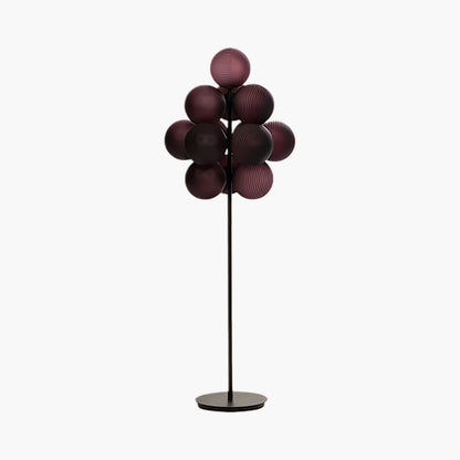 Grape Eclectic Crystal Floor Lamp