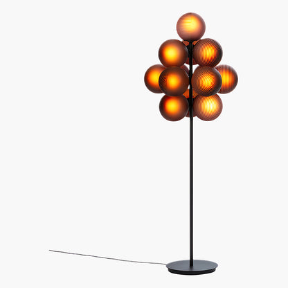 Grape Eclectic Crystal Floor Lamp