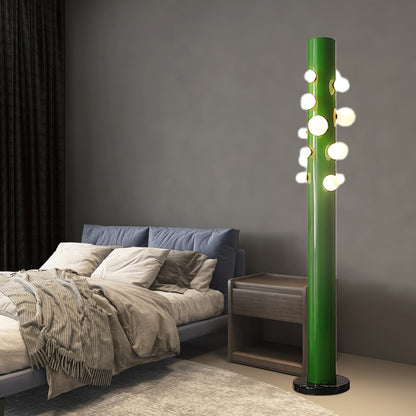 Green Apes Eclectic Crystal Floor Lamp