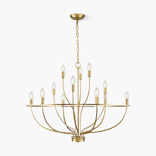 Greyson Classic Brass Chandelier