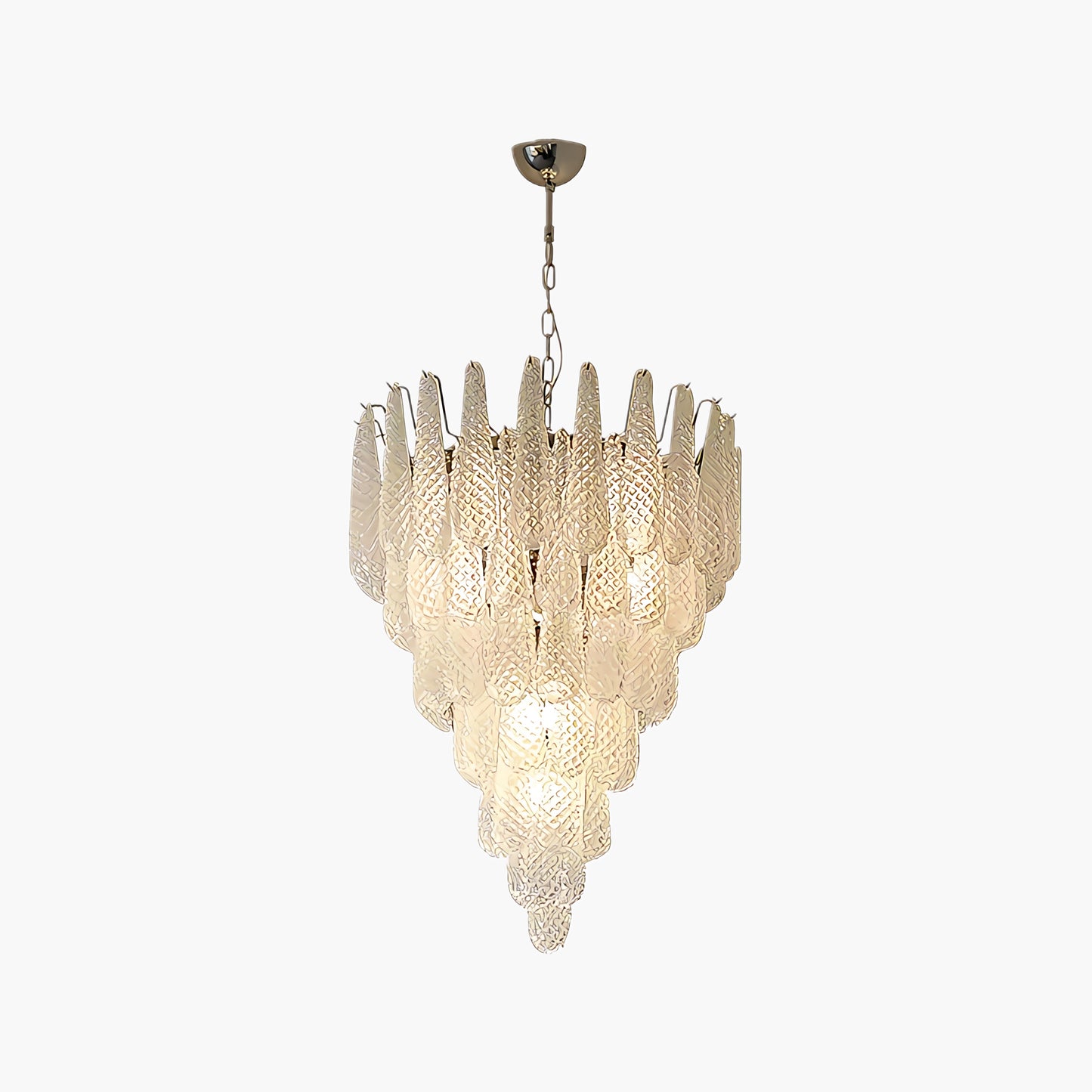 Grid Waterfall Classic Crystal Chandelier