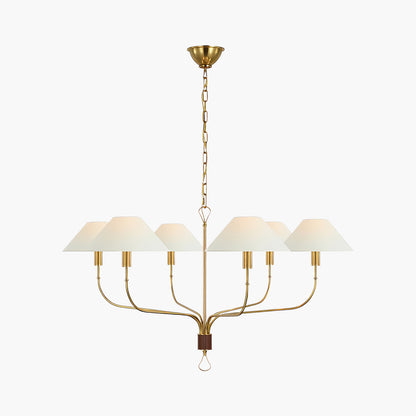 Griffin Staggered Tail Luxury Brass Chandelier