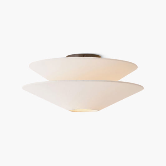 Gull Flushmount Eclectic Metal Ceiling Light