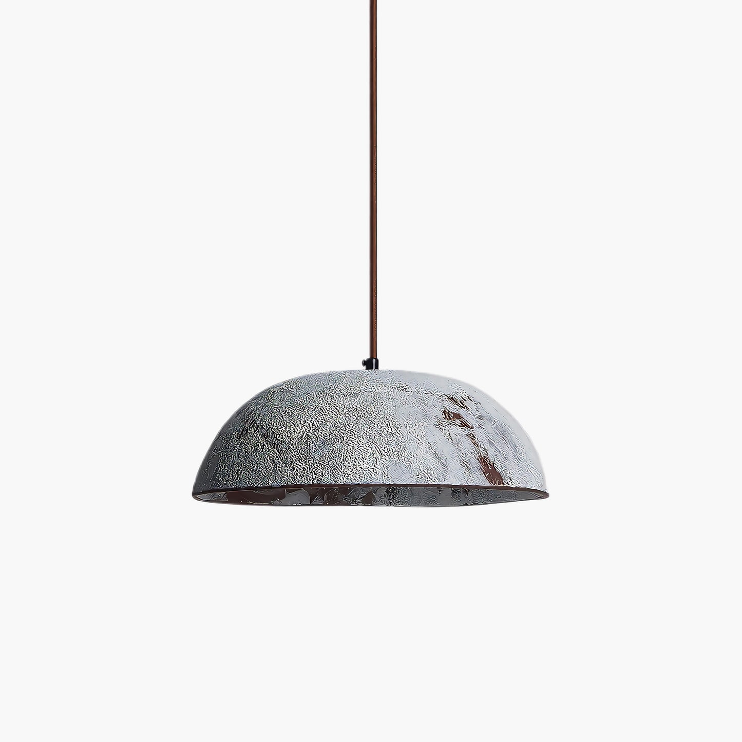 Half Dome Vintage Ceramic Modern Metal Pendant Lamp