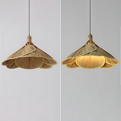 Handwoven Bamboo Zen Pendant Lamp