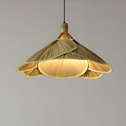 Handwoven Bamboo Zen Pendant Lamp