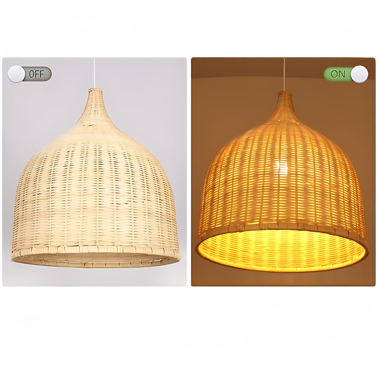 Handwoven Rattan Lounge Pendant Lamp