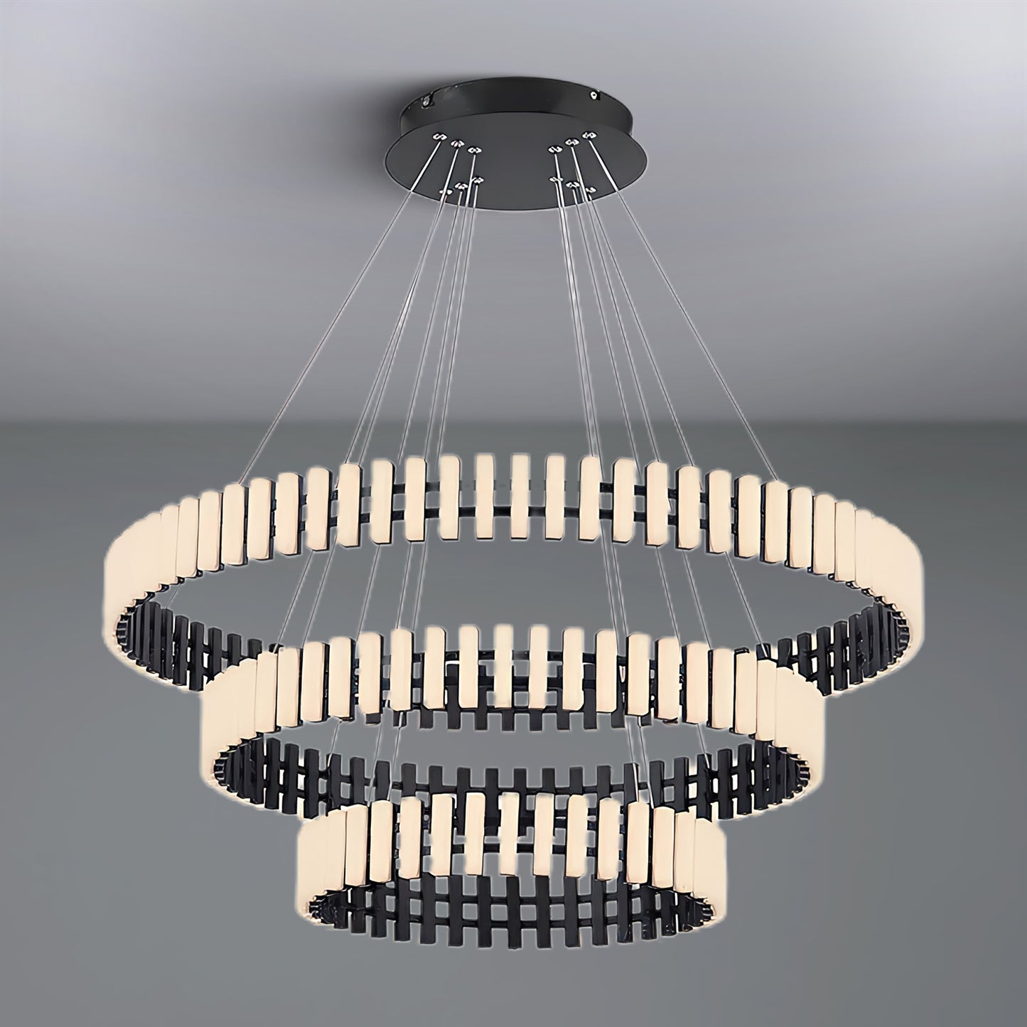 Hanging LED Traditional Metal Chandelier