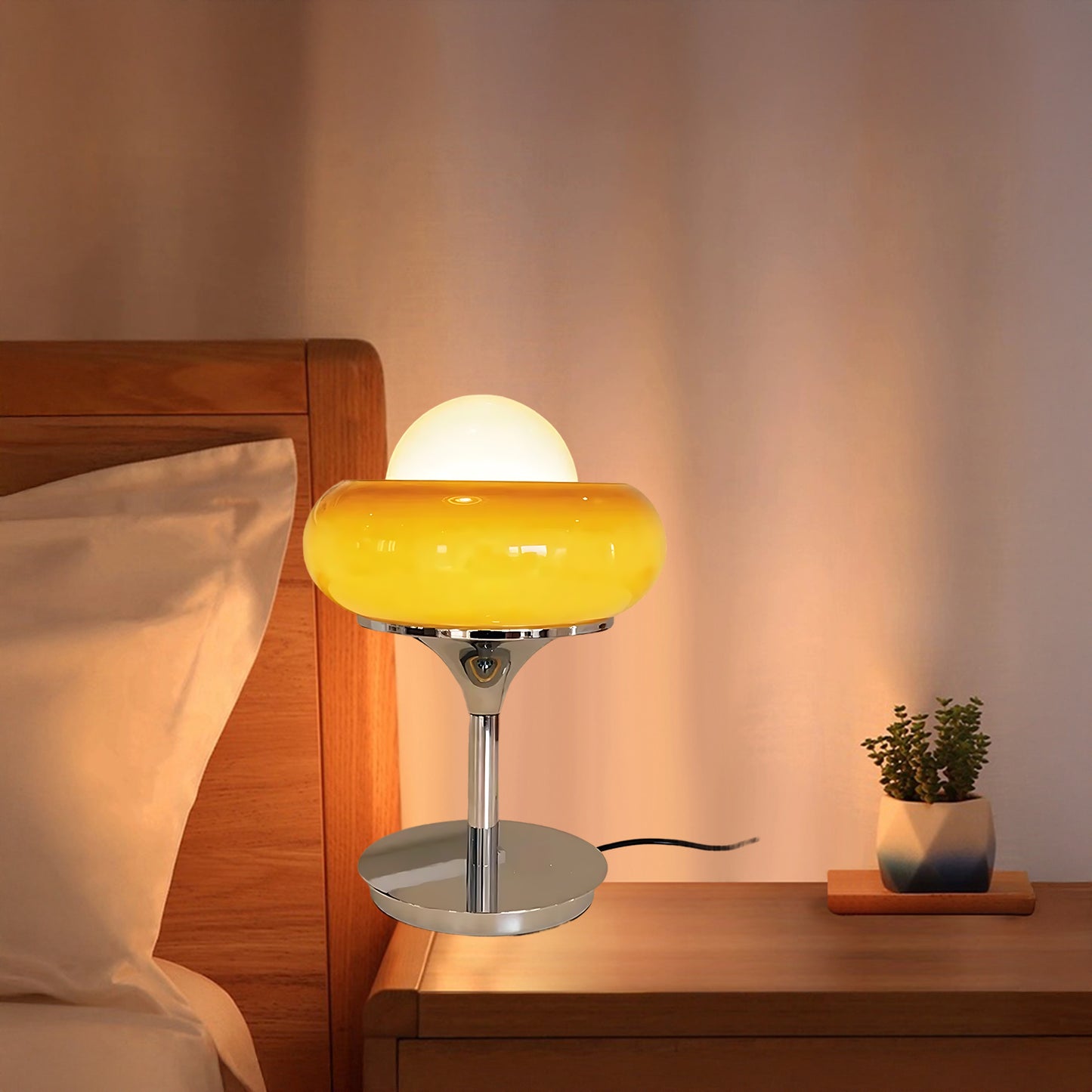 Harvey Vintage Crystal Table Lamp