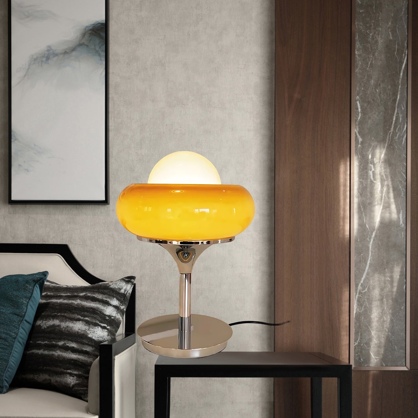 Harvey Vintage Crystal Table Lamp