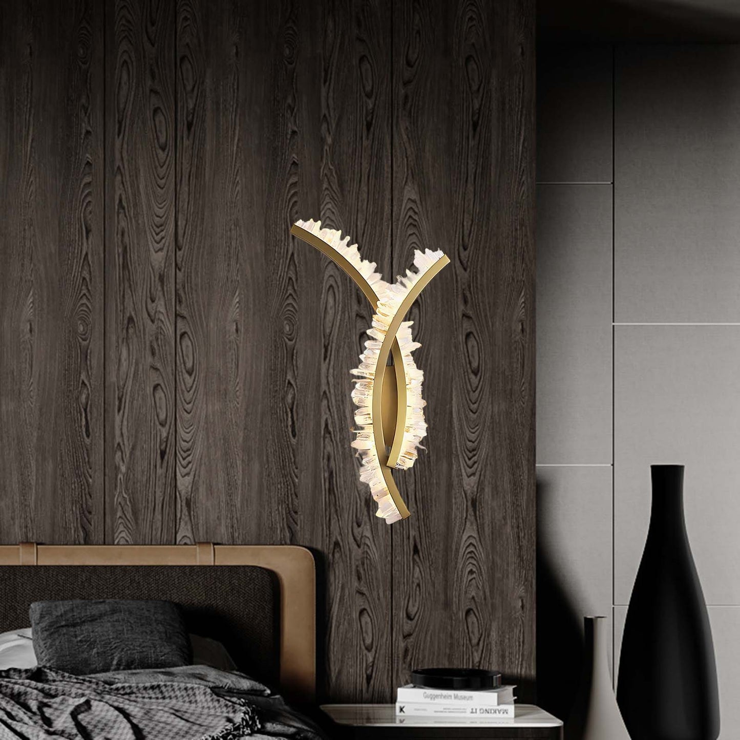 Hayes Luxury Steel Wall Light