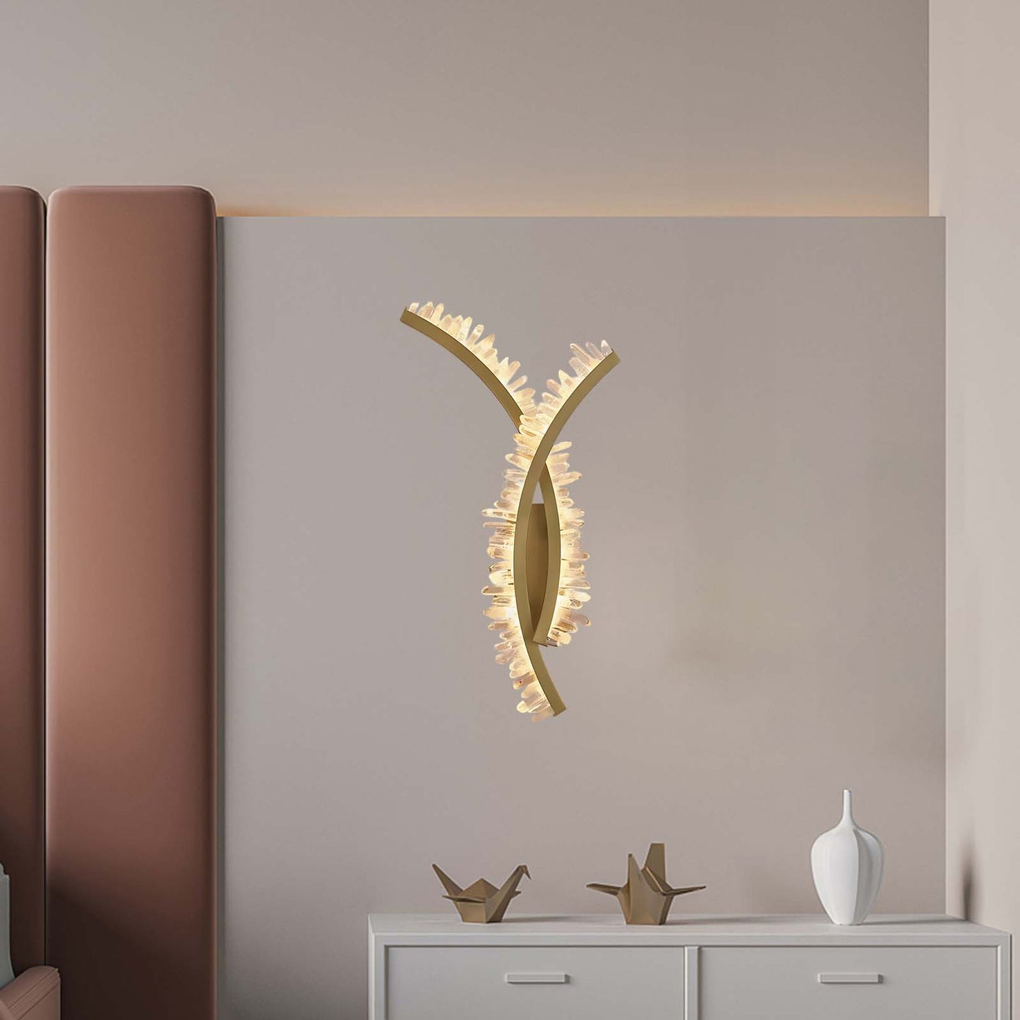 Hayes Luxury Steel Wall Light