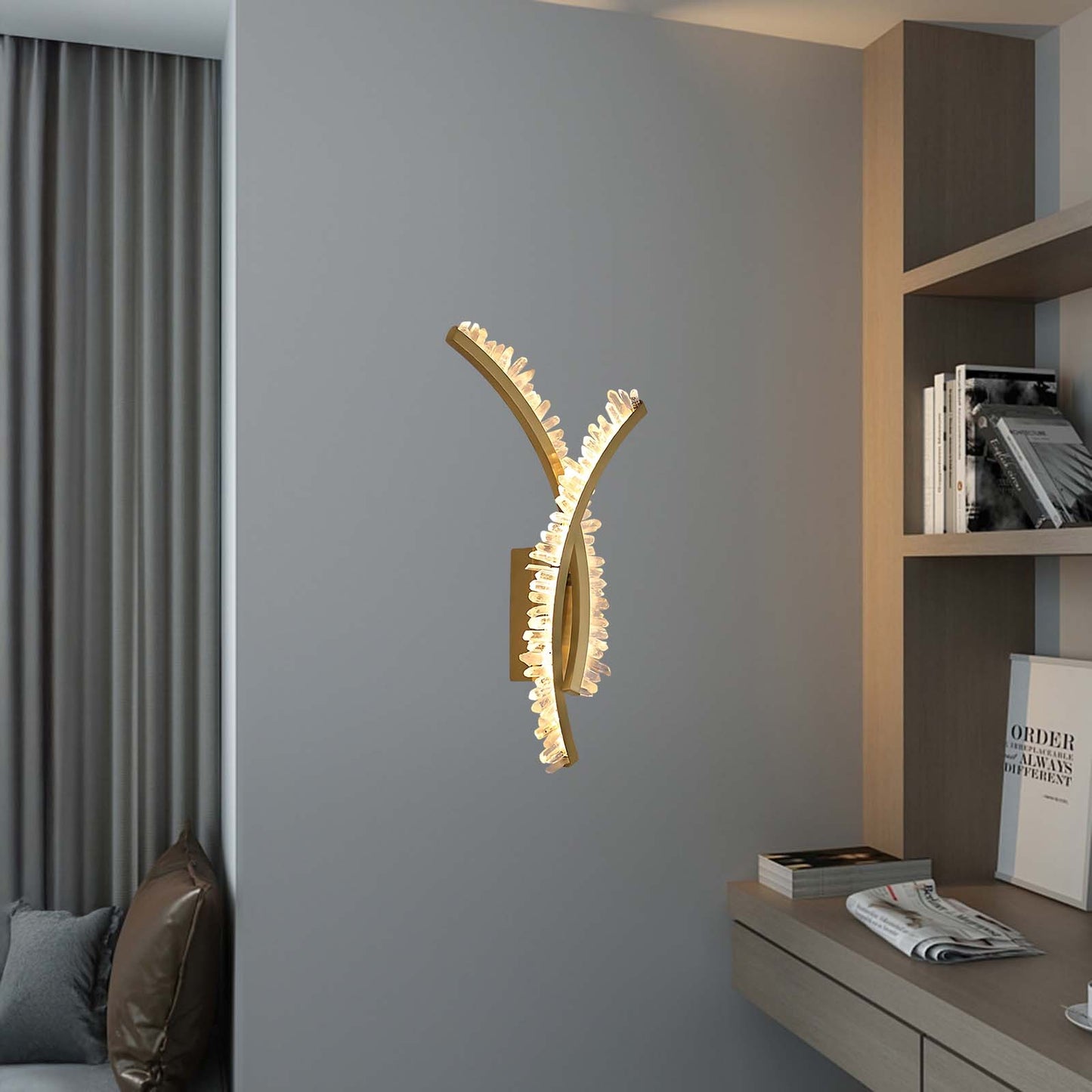 Hayes Luxury Steel Wall Light