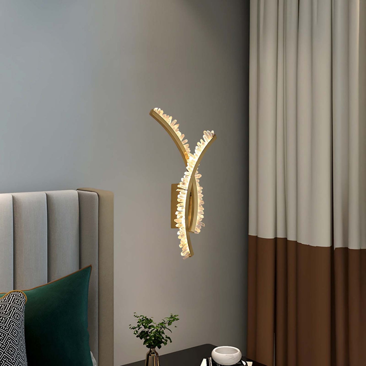 Hayes Luxury Steel Wall Light