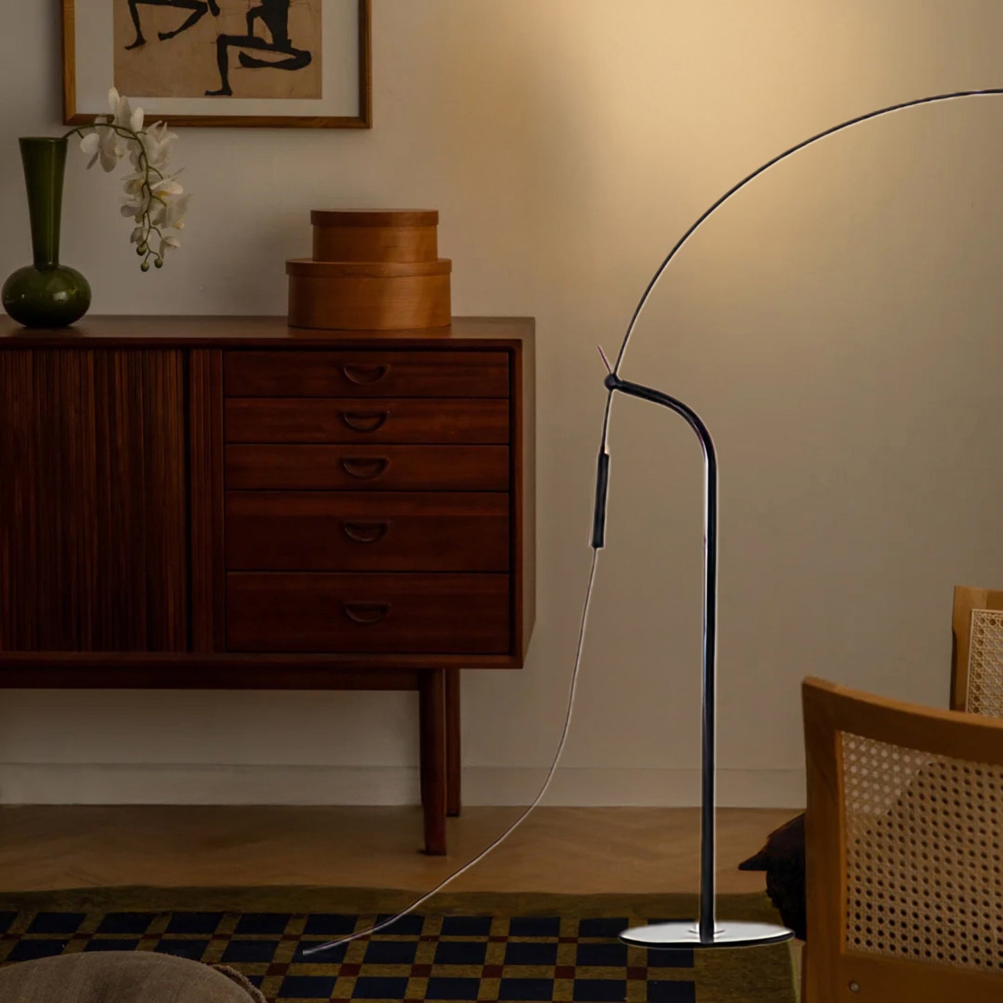 Hercules Eclectic Metal Floor Lamp