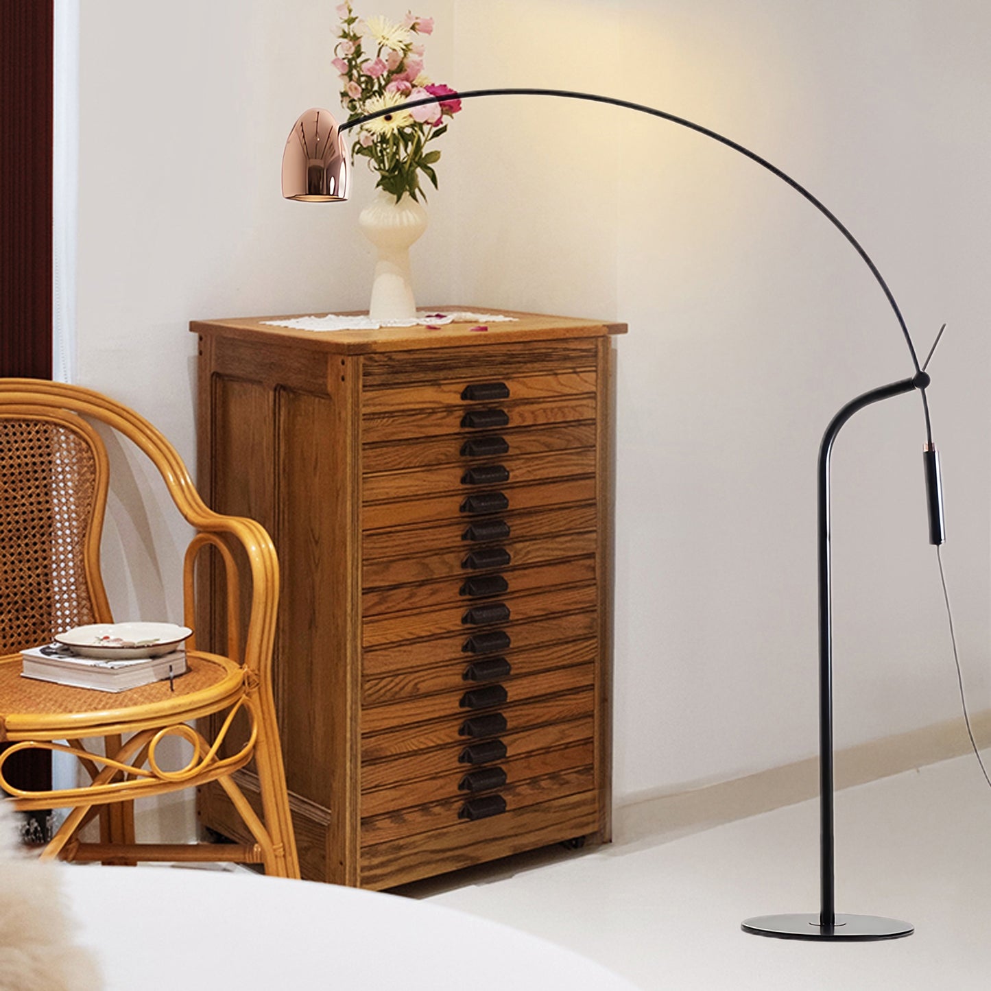 Hercules Eclectic Metal Floor Lamp