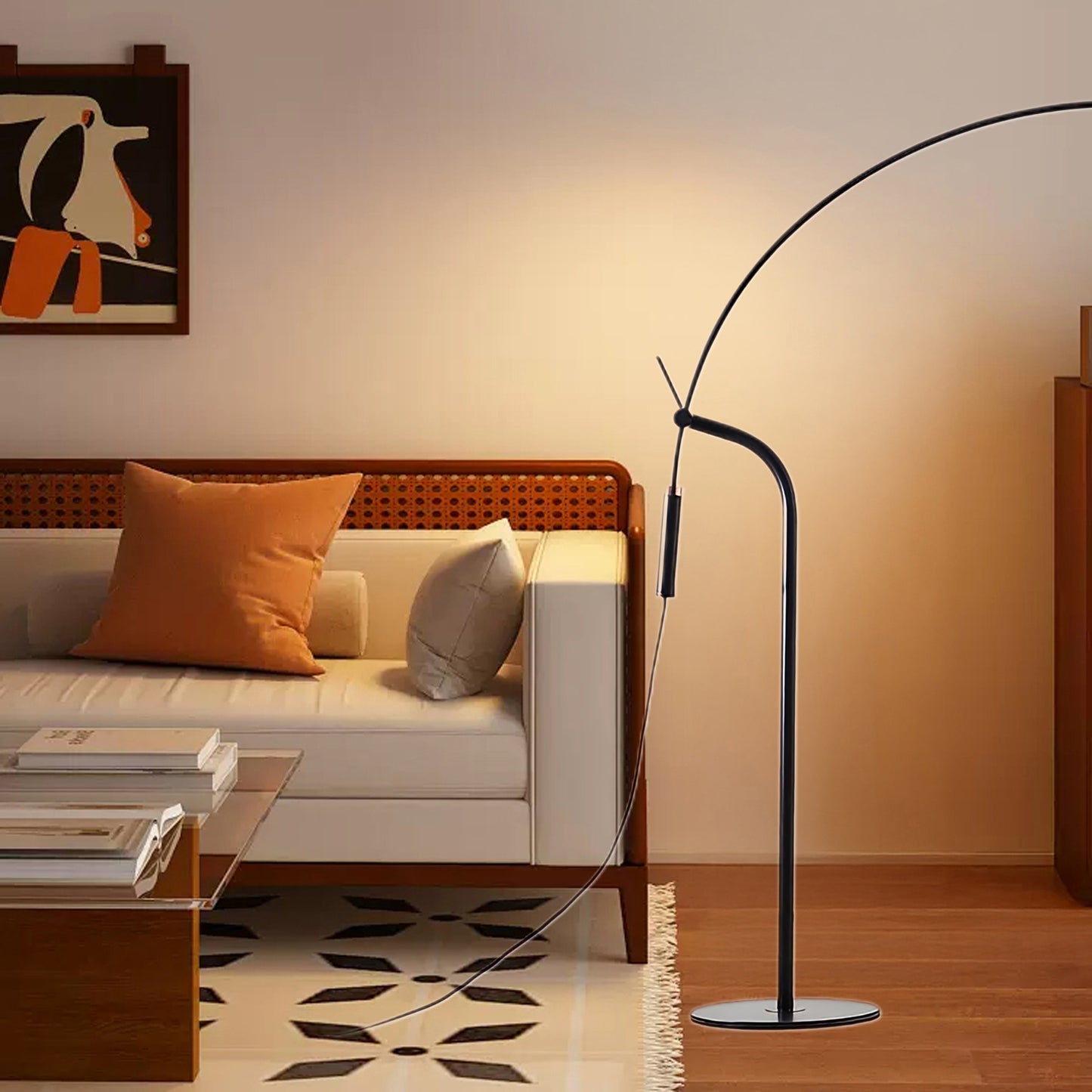 Hercules Eclectic Metal Floor Lamp