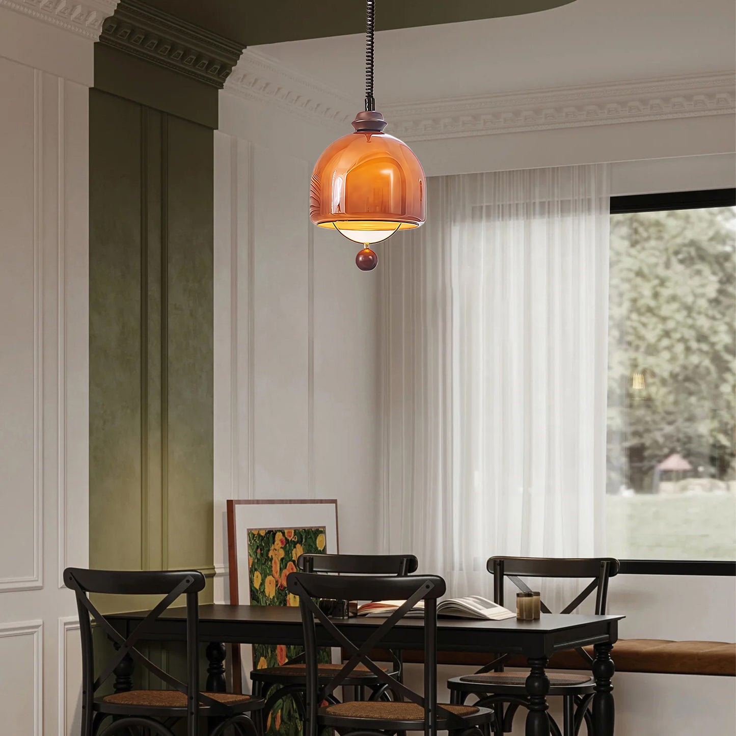 Herda Contemporary Crystal Pendant Lamp