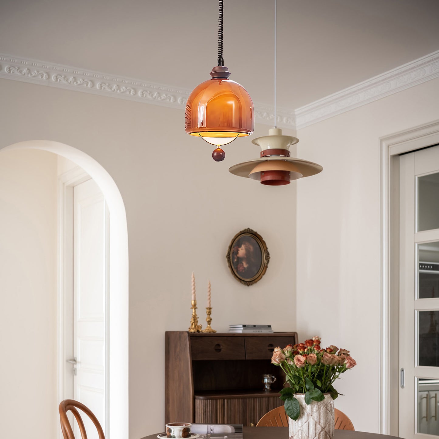 Herda Contemporary Crystal Pendant Lamp