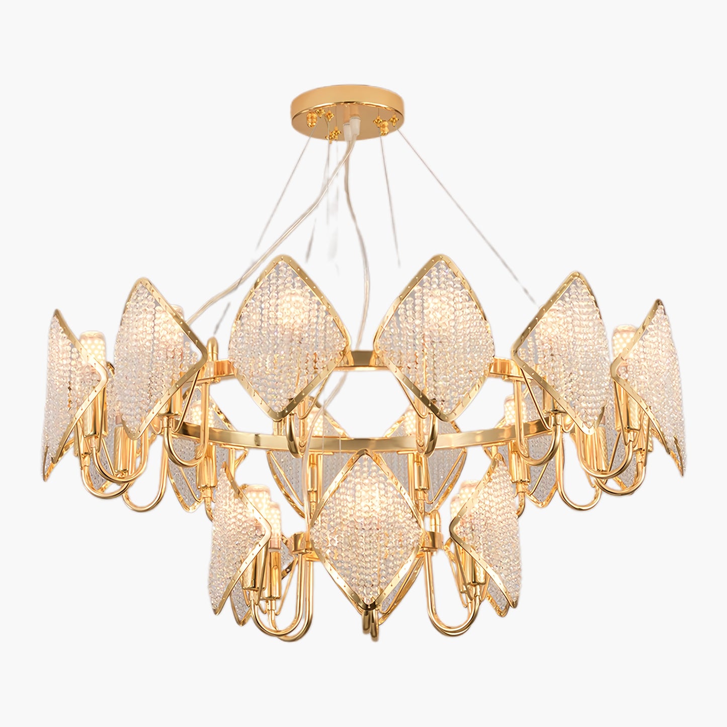 Holly Eclectic Metal Chandelier