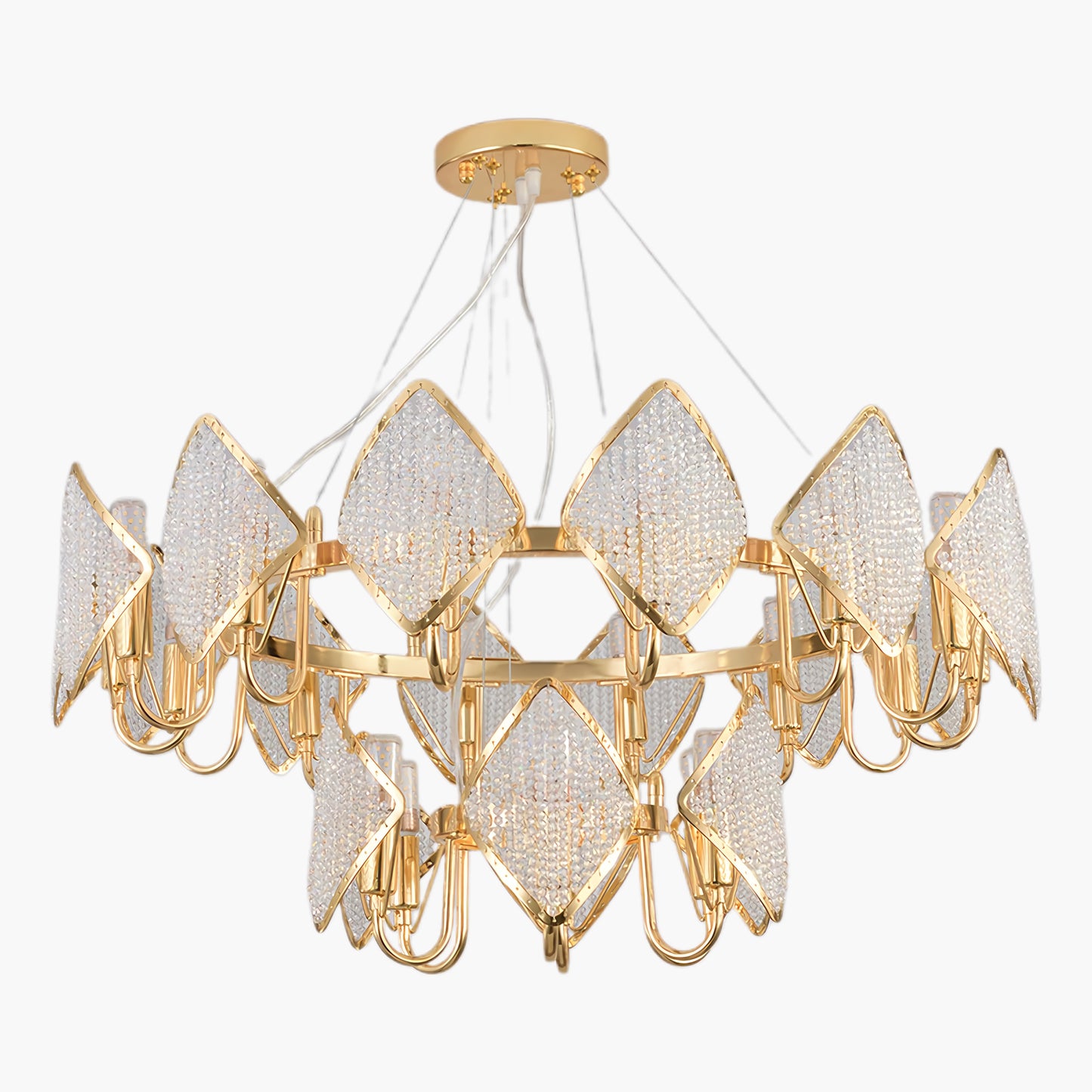 Holly Eclectic Metal Chandelier