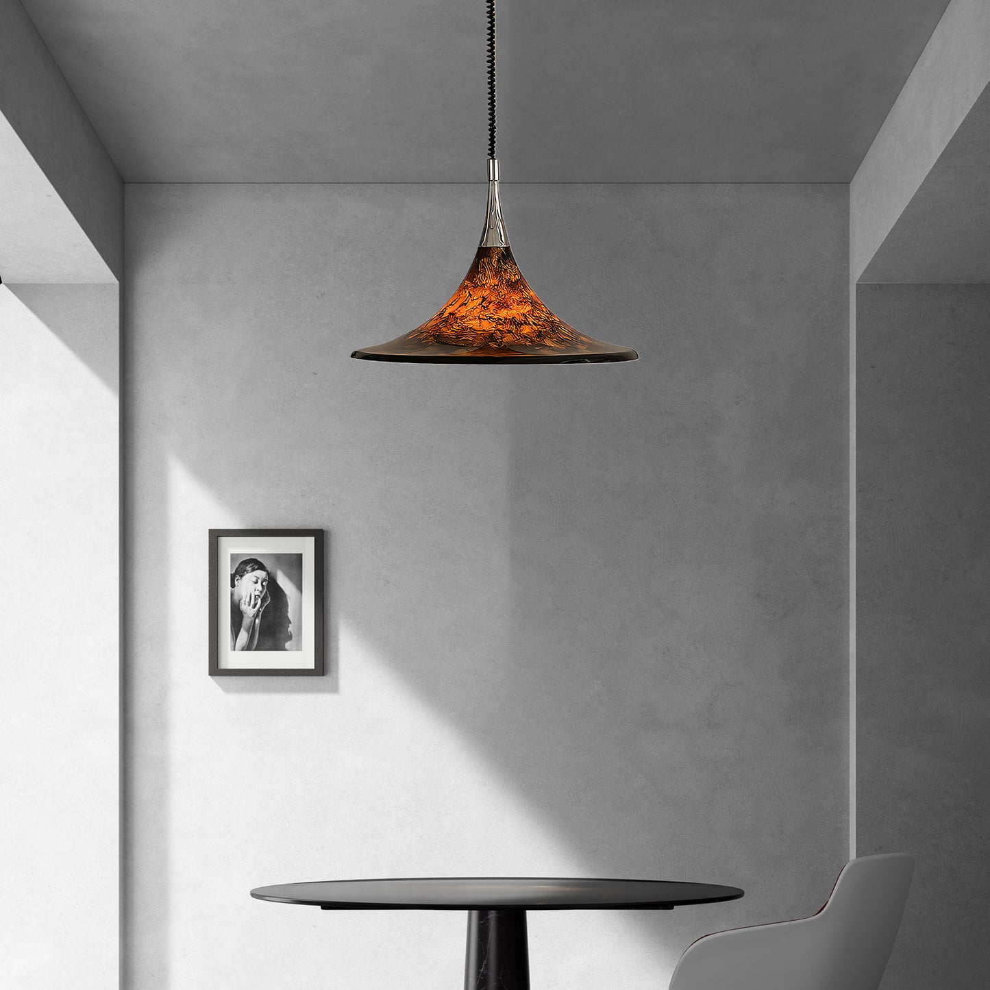 Horn of Light Modern Metal Pendant Lamp