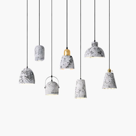 Hubble Cement Classic Metal Pendant Lights