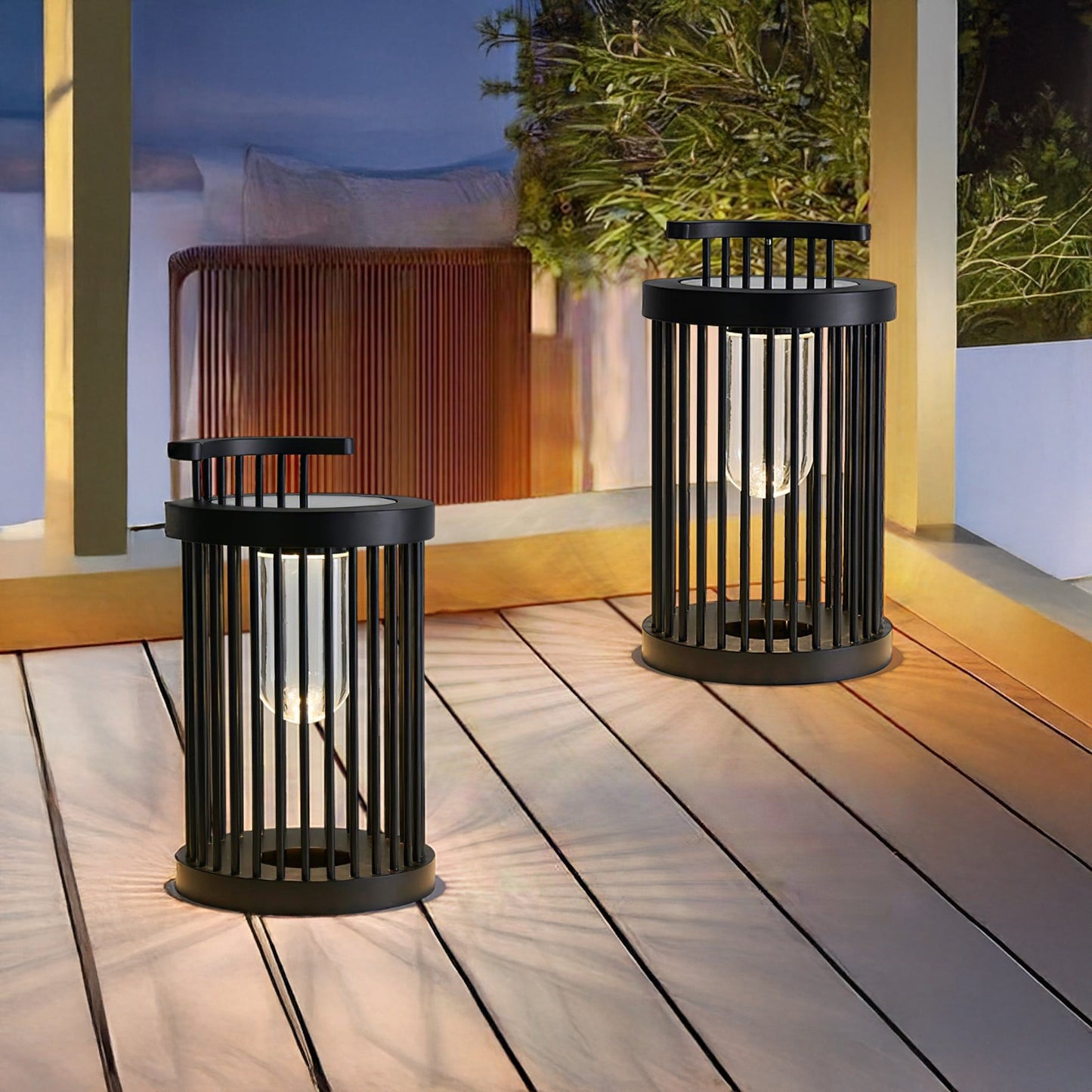 Hurricane Ruhlmann Contemporary Steel Outdoor Light