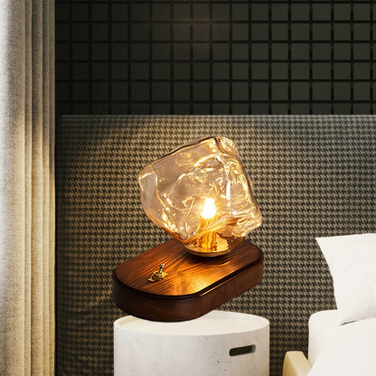 Ice Stone Eclectic Crystal Table Lamp