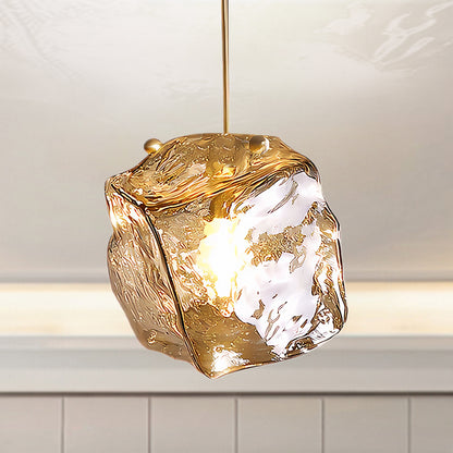 Illyria Ice Art Deco Crystal Pendant Lamp