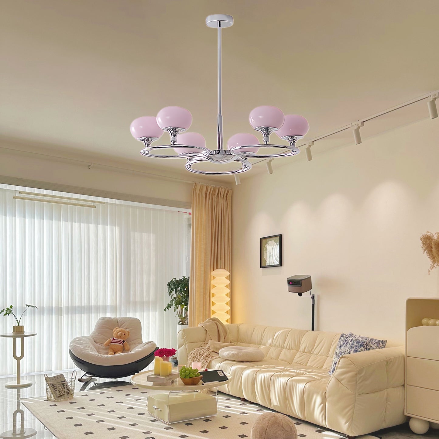 Ingersoll Round Contemporary Crystal Chandelier