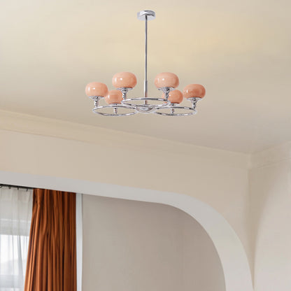 Ingersoll Round Contemporary Crystal Chandelier