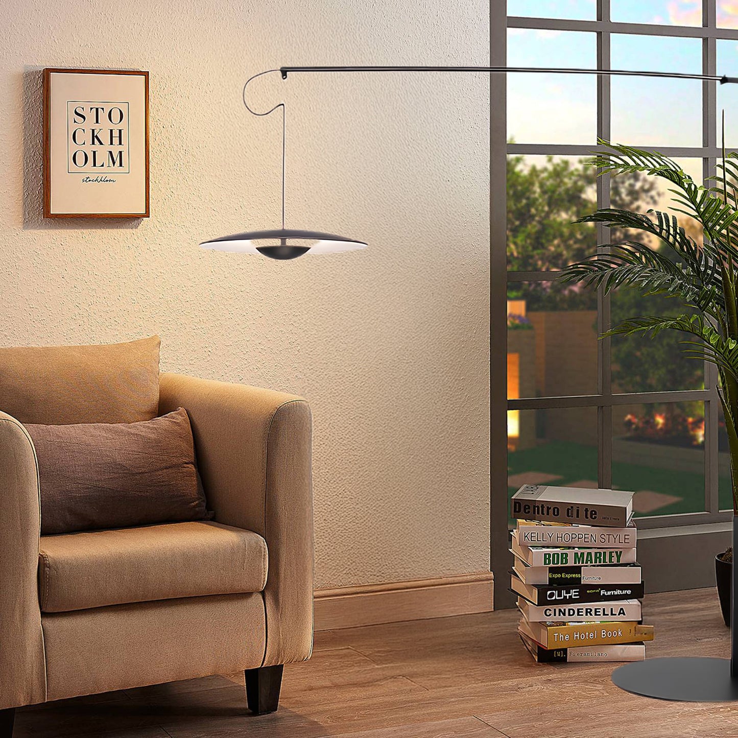 Innovative Directional Modern Metal Floor Lamp