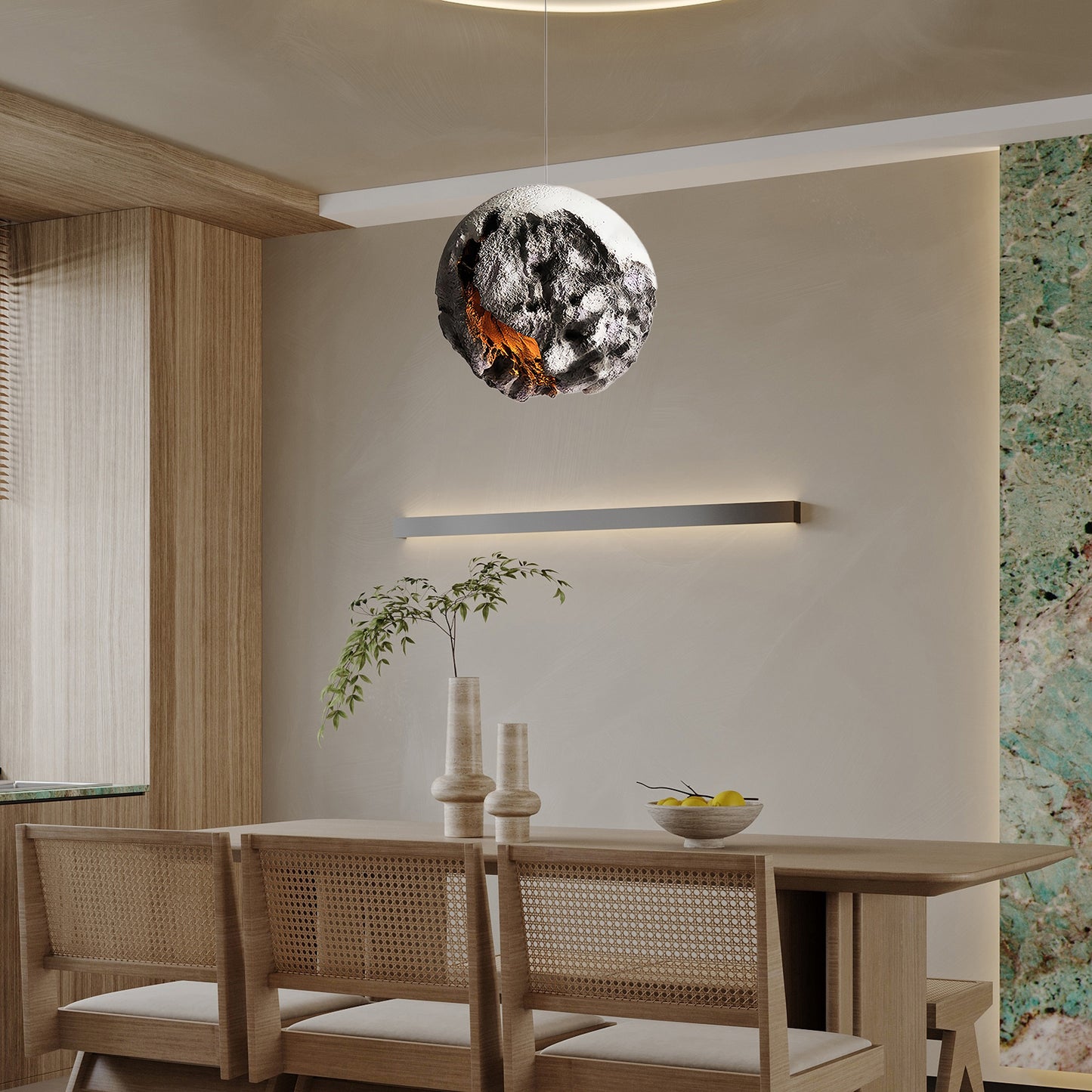 Irregular Planet Modern Metal Pendant Lamp